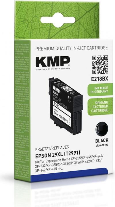 Produktbild KMP E218BX Tintenpatrone kompatibel mit Epson T 2991 XL (BK)