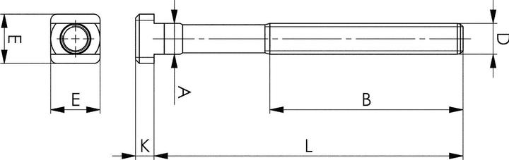 Produktbild Amf T-Nutenschraube (1 Schrauben pro Stück)