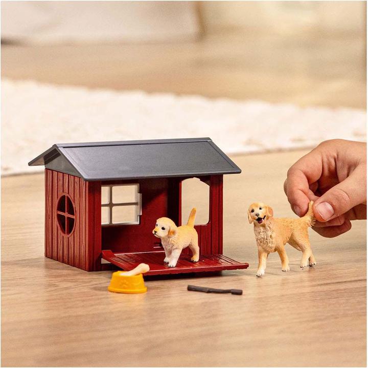 Image du produit Schleich Niche pour chiens avec Goldenretriever