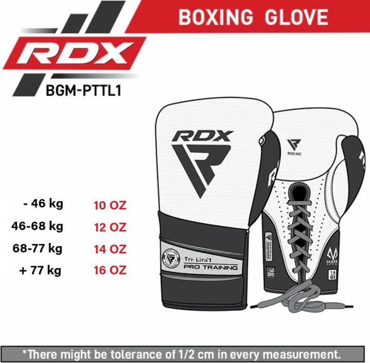 Immagine prodotto Rdx Boxhandschuhe Mark Pro Sparring Tri Lira 1 (10 OZ)
