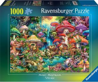 Actual product image Ravensburger Puzzle Fröhliches Pilzdorf, 1000 Teile. (1000 pieces)
