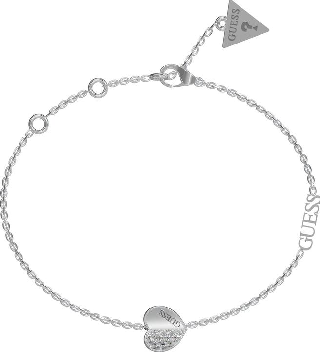 Guess Lovely JUBB03036JWRH steel bracelet - Dimension: 14.5 - 18.5 cm - S (14.60 cm, Edelstahl)
