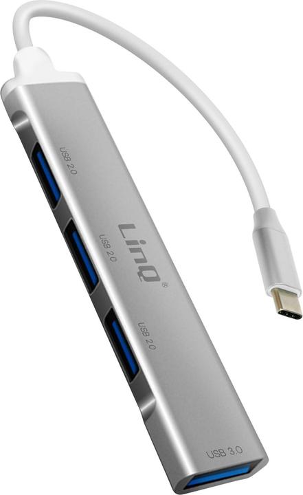 Actual product image LinQ USB-C / 4x USB Hub Adapter (USB-C, 4 Ports)