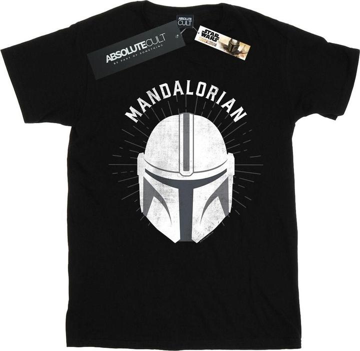 Immagine prodotto Star Wars The Mandalorian Helmet Maglietta Uomo (4XL)