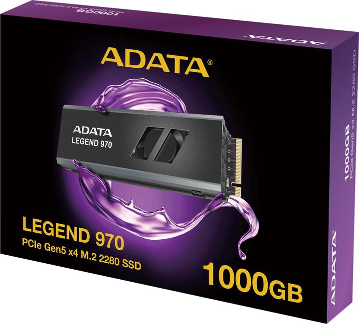 Produktbild Adata SSD Legend 970 M.2 1TB PCIe Gen5x4 2280 (1000 GB, M.2 2280)