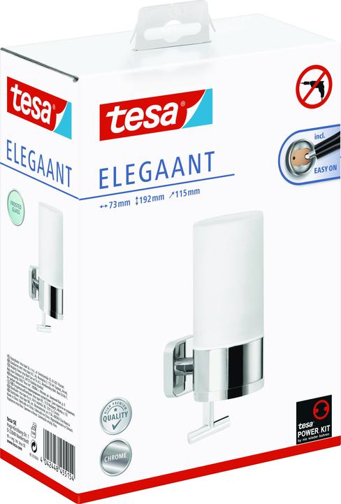 Produktbild tesa ELEGAANT Seifenspender inkl. Klebelösung ohne Bohren