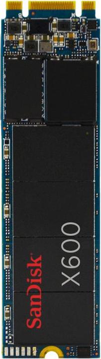 Actual product image SanDisk X600 SSD M.2 2280 128GB internal SATA 6Gb/s TLC secured (128 GB, 2.5")