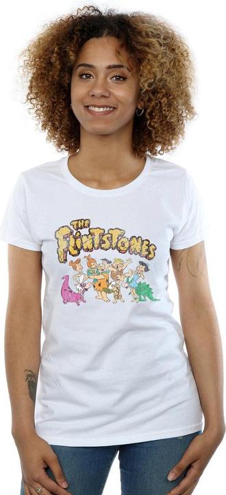 Immagine prodotto The Flintstones Group Distressed Maglietta Donna (L)
