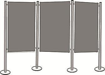 Immagine prodotto Magnetoplan Parete di presentazione stazionaria (390,5 x 180 cm)