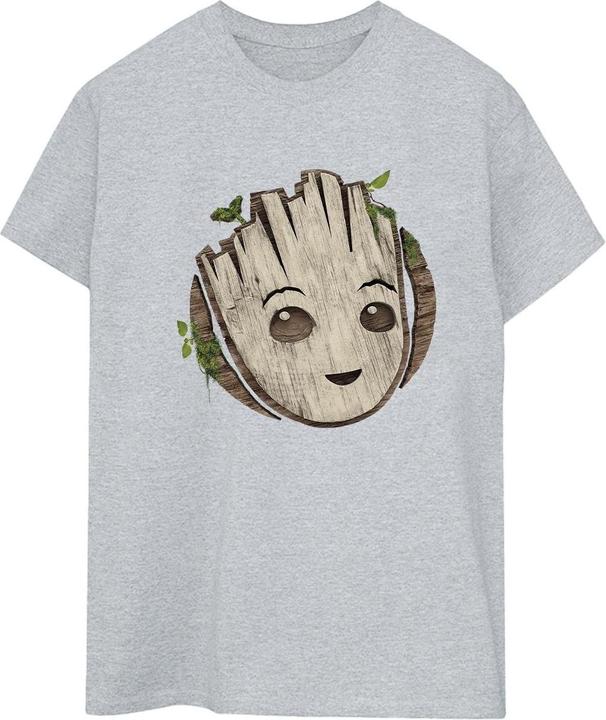 I Am Groot Wooden Head TShirt (L)