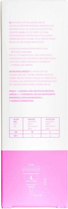 Actual product image Loovara Menstuation cup (Large)
