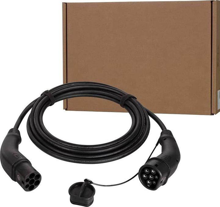 Actual product image Harting E-car charging cable (Type 2, 11 kW, 20 A, 5 m)