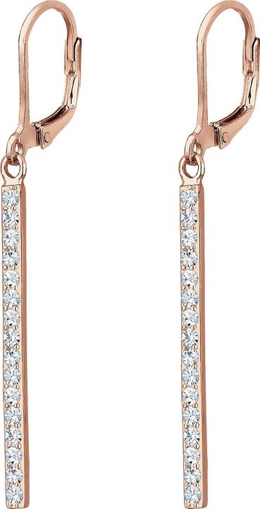 Produktbild Elli Ohrringe Geo Stab Sparkling Kristalle 925 Silber (Glaskristall, 925er Sterling Silber)