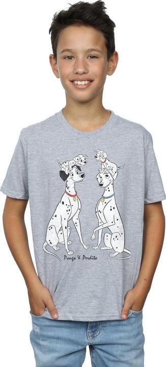 Immagine prodotto Disney 101 Dalmatians Classic Pongo And Perdita Maglietta Ragazzi (140, 146)