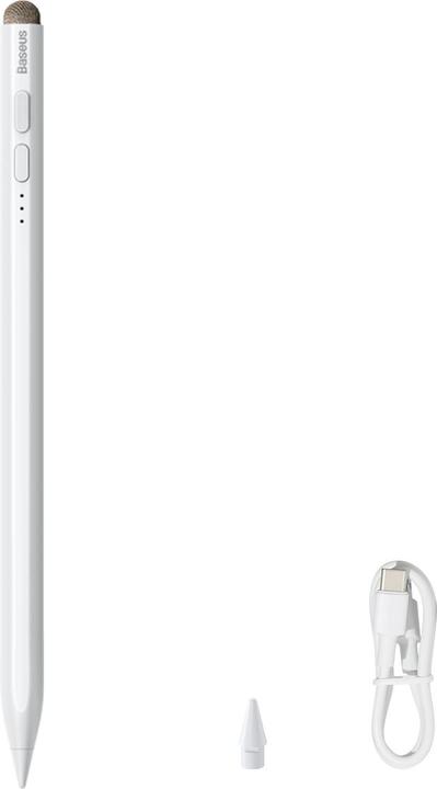 Immagine prodotto Baseus Stilo di scrittura liscio con indicatori LED (versione attiva+passiva) bianco (incluso: Tipo