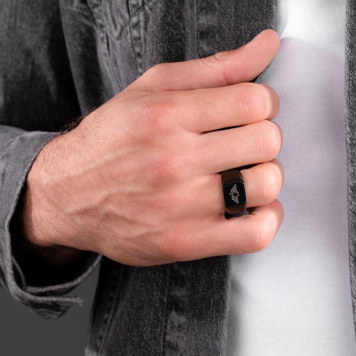 Actual product image Police Signet Ring Gun (64)