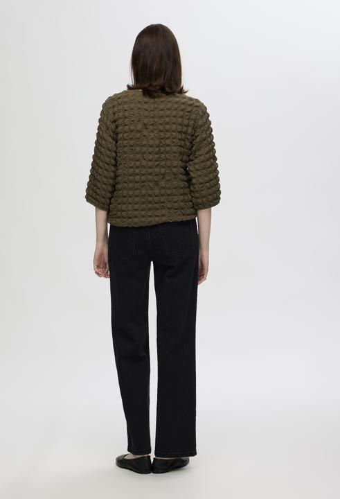 Image du produit Selected Femme Haut texturé avec manches 3/4 (M)