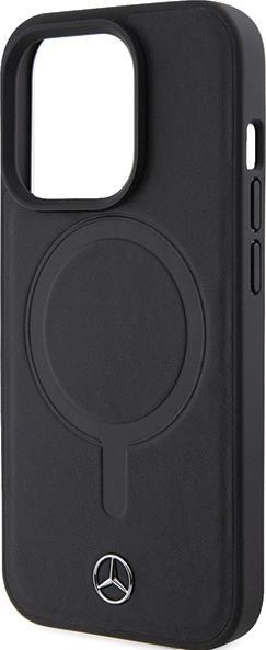 Produktbild Mercedes MEHMP15X23RCMK iPhone 15 Pro Max 6.7" czarny/black hardcase Smooth Leather MagSafe (Apple iPhone 15 Pro Max)