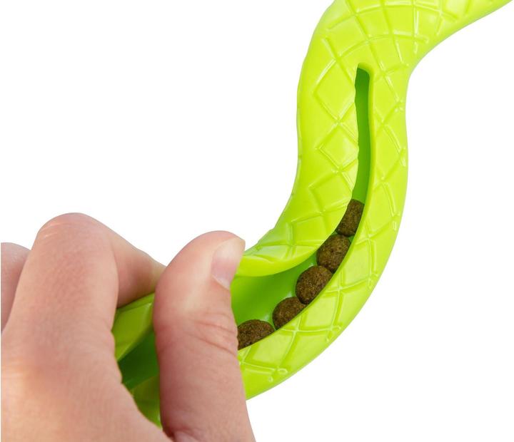 Produktbild Trixie Hunde-Spielzeug Snack-Snake, 27 cm, Grün (Kauspielzeug Hund)