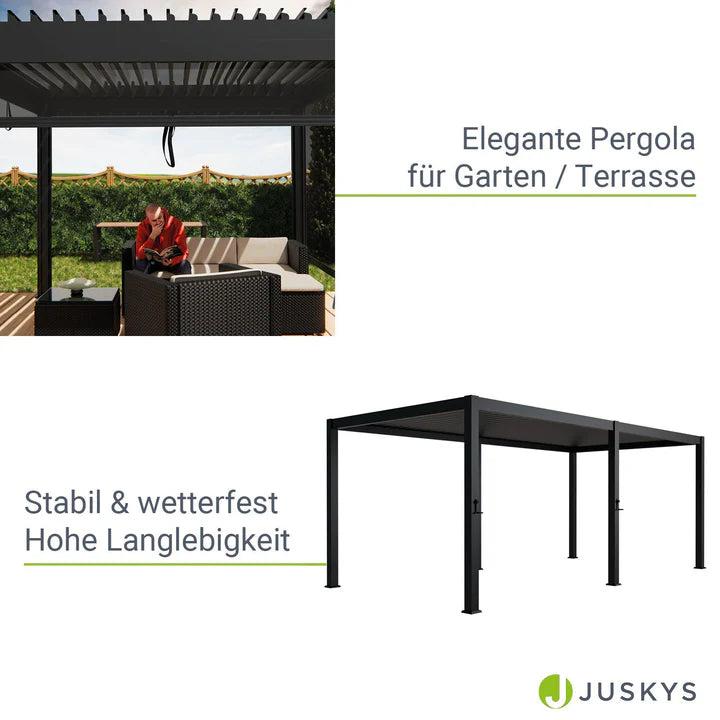 Produktbild Juskys Pergola Lamellendach Tahiti (590 cm, 300 cm)