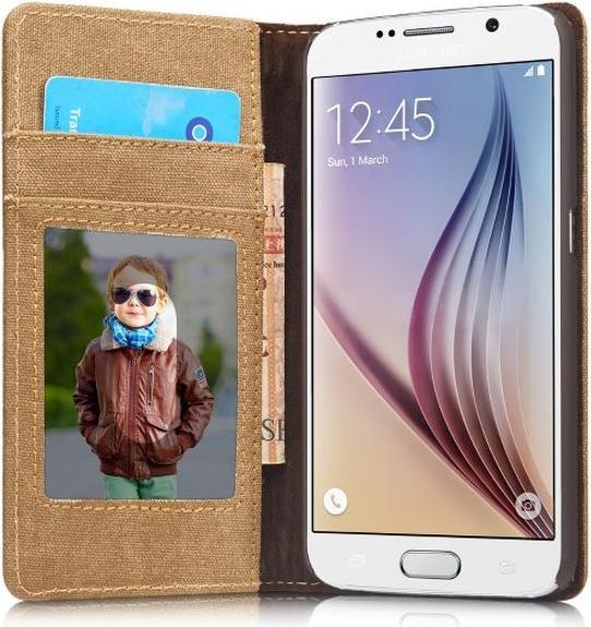 Produktbild Caseme Stylische Leder Hülle (Samsung Galaxy S6)
