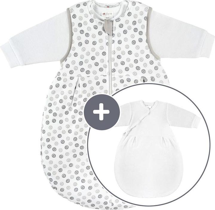 Produktbild Coconette Schlafsäcke 2-tlg. Schlafsack-Set - Circle Weiss Grau -