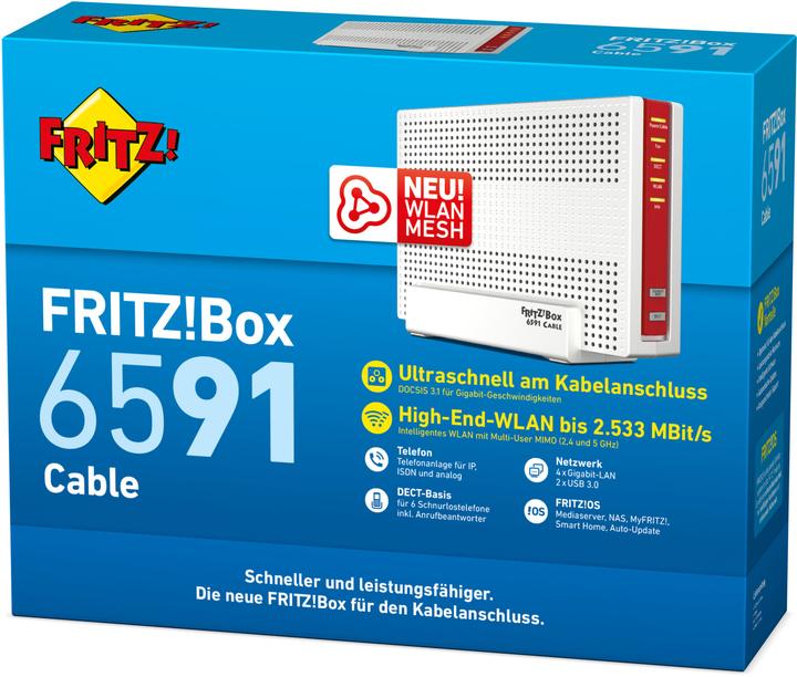 Produktbild AVM FRITZ.Box 6591 Cable
