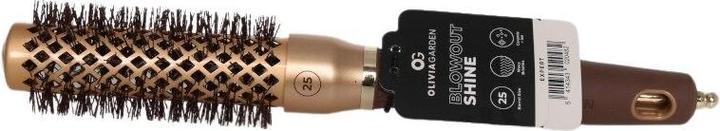 Olivia Garden Expert Blowout Shine Wavy Bristles Gold & Brown 25 mm