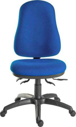 Rs Pro Sedia girevole su ruote in tessuto blu, regolabile in altezza