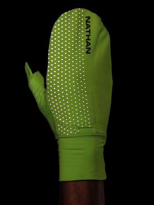 Immagine prodotto Nathan Guanto Hyper Night Reflective Convertible Mitt Glove Guanti da corsa (S)