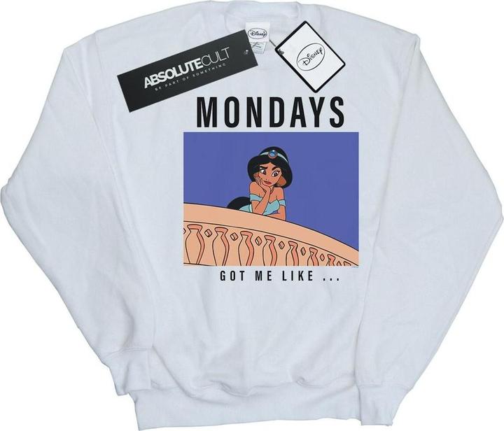 Disney Princess Jasmine Mondays Got Me Like Sweatshirt Mädchen