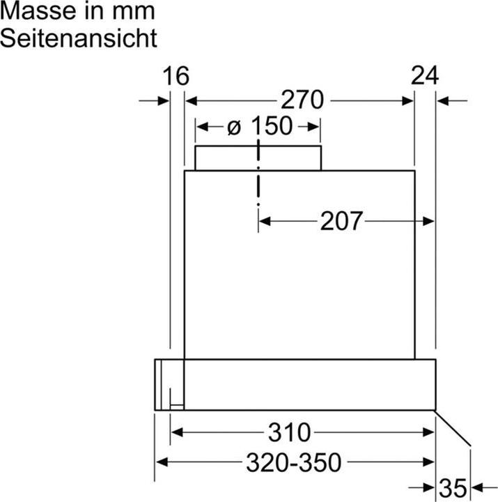 Image du produit Bosch Hausgeräte DBB66AF60 (Hotte à tiroir)