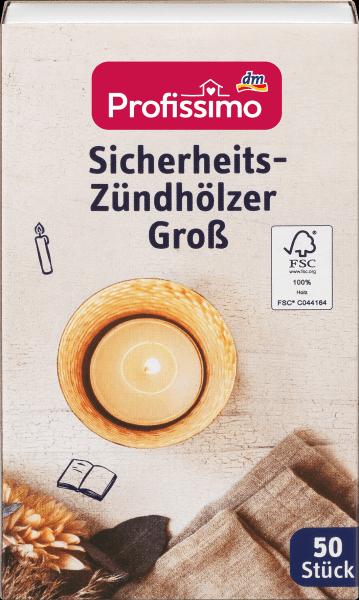 Produktbild dm Profissimo Zündhölzer Gross