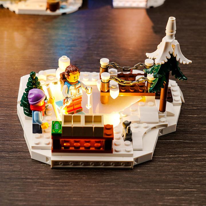 Produktbild BrickBling LED Licht Set für LEGO Almhütte (10325) inkl. Fernbedienung