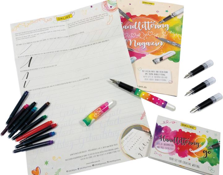 Actual product image Online Handlettering set (Blue, 1 x)