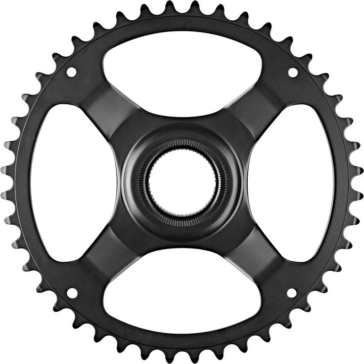 Actual product image Shimano STEPS E6100 chainring Cl:46,5mm without chain guard (44)