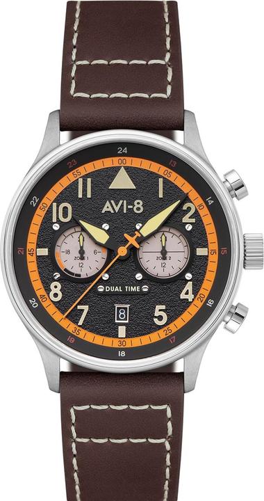 Actual product image AVI-8 AV-4088-07 Hawker Hurricane Dual-Time (Pilot watch)