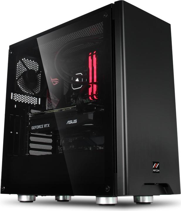 Produktbild Mifcom Savage RTX2080Ti Ultimate (Intel Core i9-9900K, 32 GB, 1000 GB, GeForce RTX 2080 Ti)