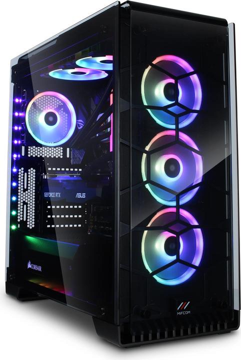 Produktbild Mifcom Spectrum RTX2080Ti Ultimate (Intel Core i9-9900K, 32 GB, 1000 GB, GeForce RTX 2080 Ti)
