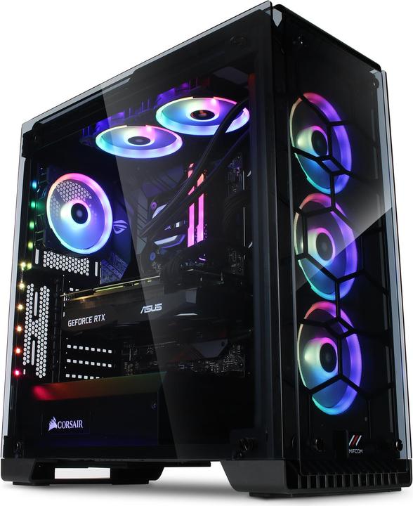 Produktbild Mifcom Spectrum RTX2080Ti Ultimate (Intel Core i9-9900K, 32 GB, 1000 GB, GeForce RTX 2080 Ti)