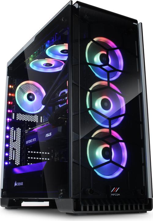Produktbild Mifcom Spectrum RTX2080Ti Ultimate (Intel Core i9-9900K, 32 GB, 1000 GB, GeForce RTX 2080 Ti)
