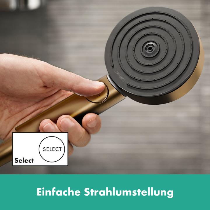 Produktbild hansgrohe Pulsify Select S Duschkopf 105, 3 Strahlarten Relaxation, 24110 (3 Strahlarten)