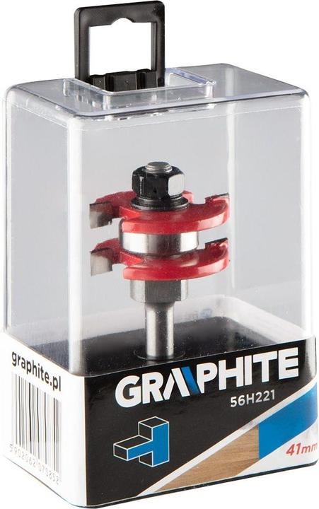 Actual product image Graphite Shoulder cutter, carbide, 41 x 6.35 mm, handle 8 mm