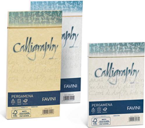Actual product image Favini Parchment Calligraphy inkjet paper A4 (210x297 mm) 50 sheets Cream (90 g/m², 50 x)