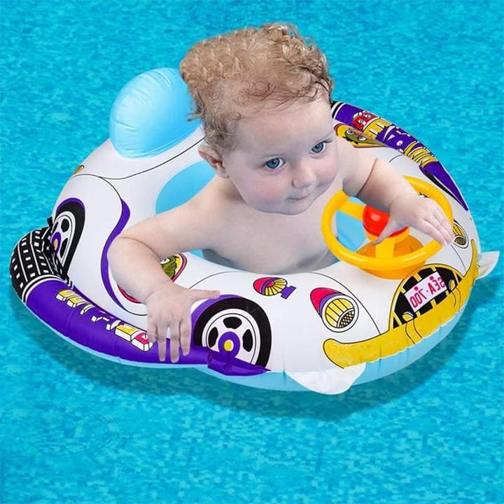 Immagine prodotto Splash & Fun Anello gonfiabile da auto per bambini, sedile galleggiante 60x60cm