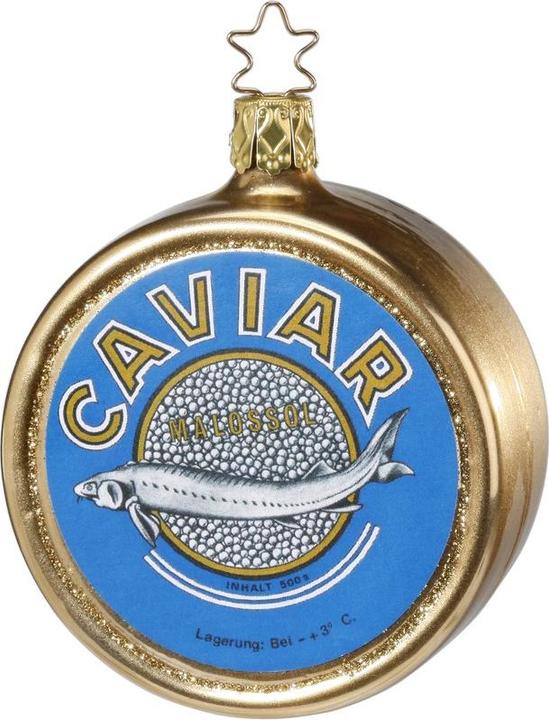 Inge’s Glas Christmas Decor Caviar Christmas bauble (1 -part)