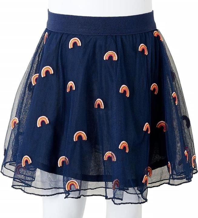 Produktbild VidaXL Kinderrock mit Tüll Marineblau 140,Aussenmaterial: 100 (140)