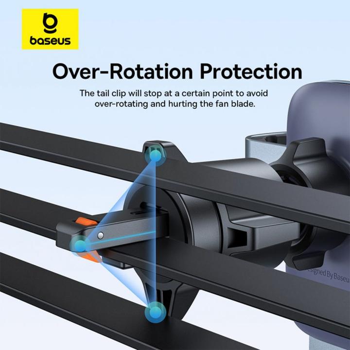 Image du produit Baseus Support de ventilation pour voiture par gravité Metal Age 3 BS-CM028 - gris