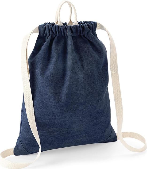 Actual product image Bagbase Denim gym bag (12 l)