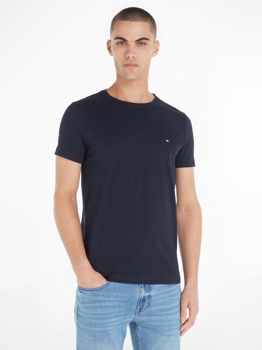 Actual product image Tommy Hilfiger Crew Neck T-Shirt Slim Fit Desert Sky (S)